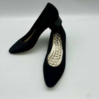 the walking cradle co. Women's Hanna Pumps in black - women's flats - detail view