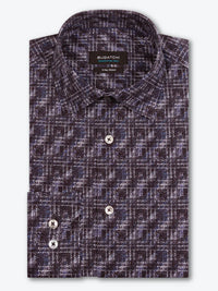 Bugatchi Uomo - Men's Grid Block Oooh Cotton Shirt
