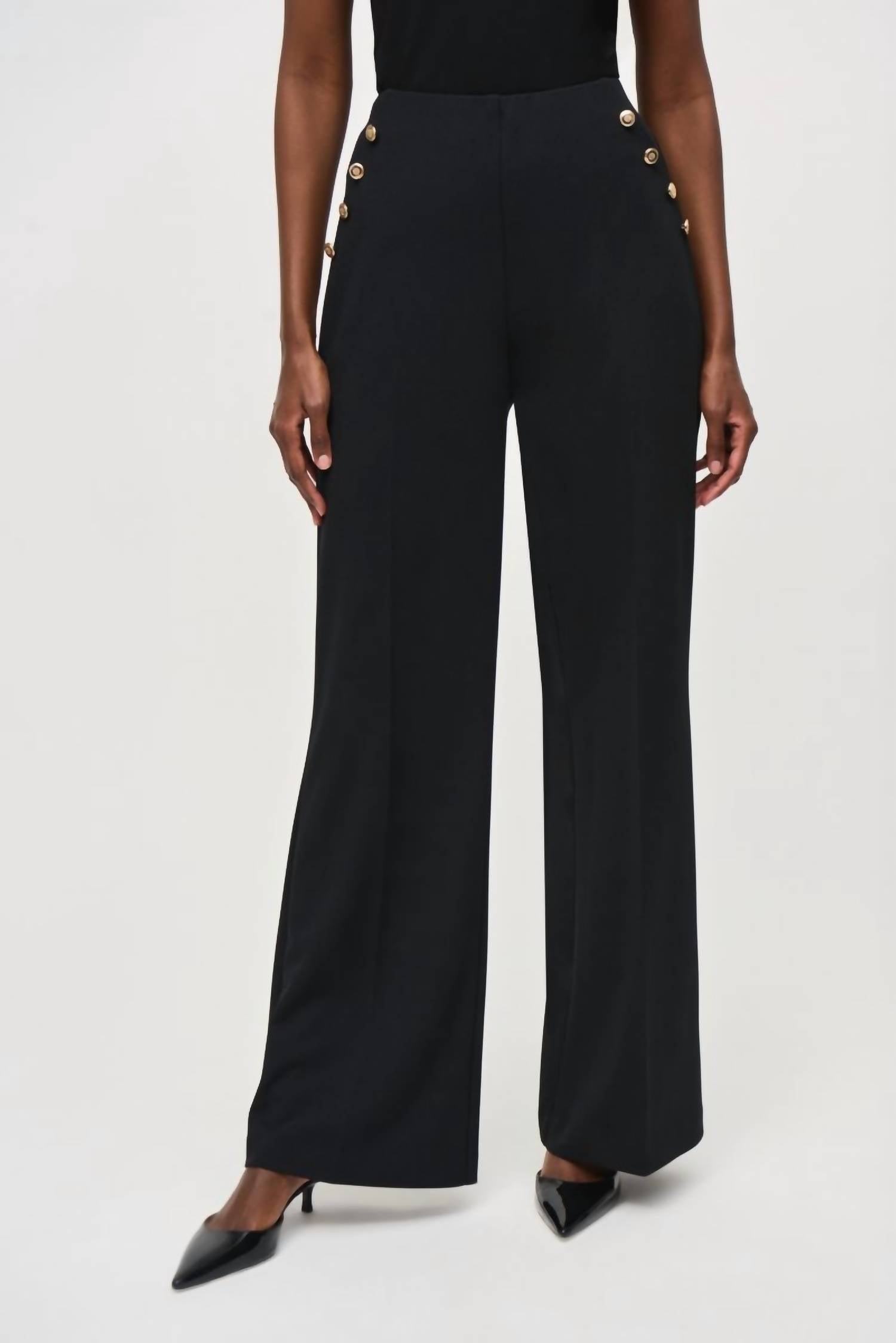 Joseph Ribkoff - High Rise Classic Wide-leg Trouser