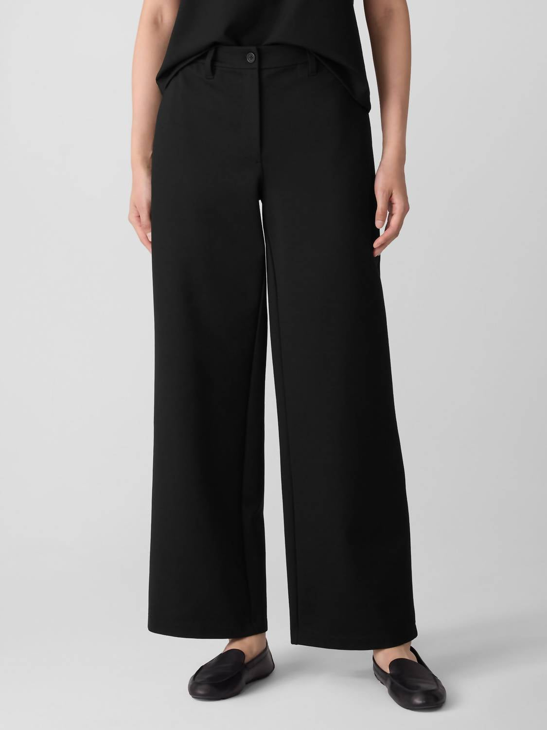 Eileen Fisher - WIDE LEG FLEX PONTE TROUSER