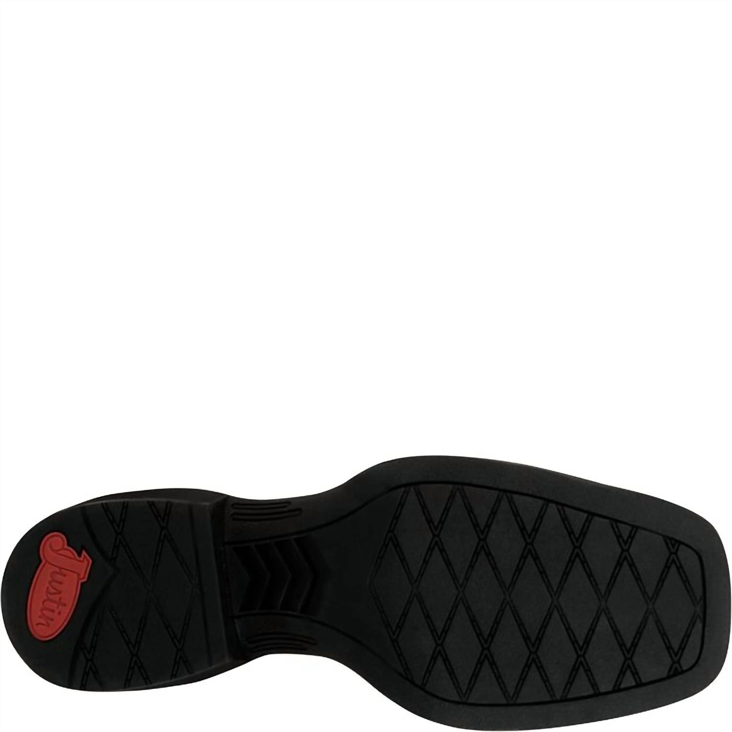 Justin - Men's Lubbock 11" Work Boot - Wide
