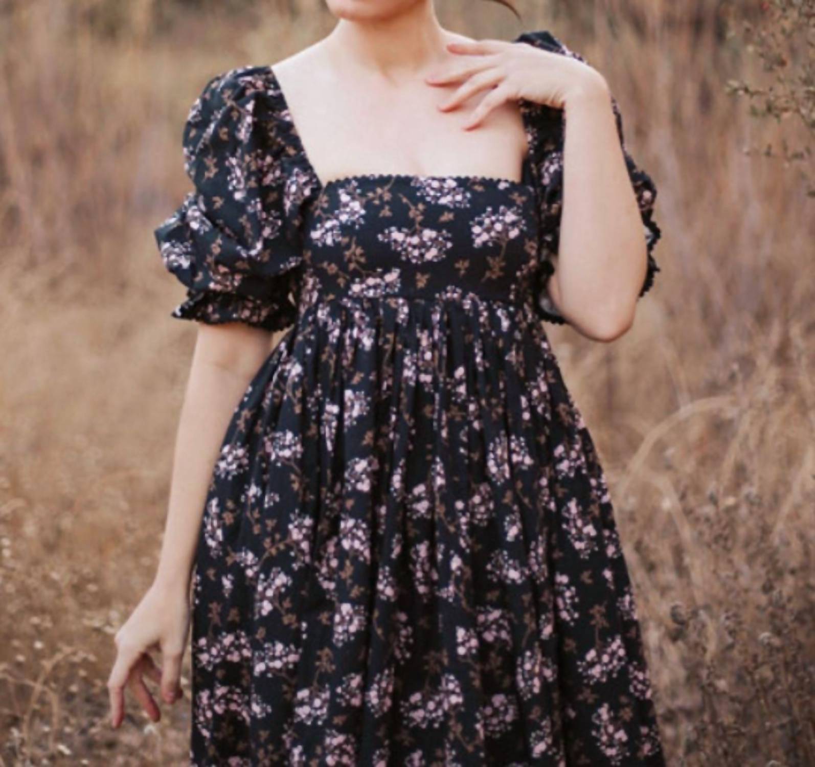 Selkie - Jasmine Empire Waist Maxi Dress