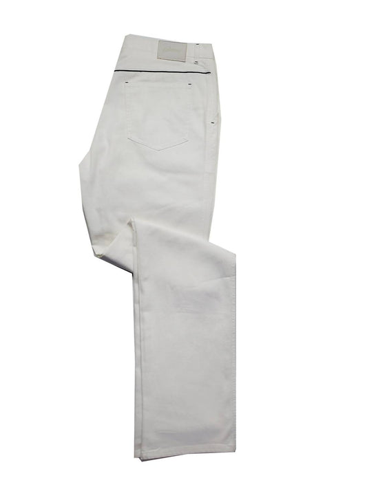 Men's Dallas White Denim Stretch Cotton Jeans
