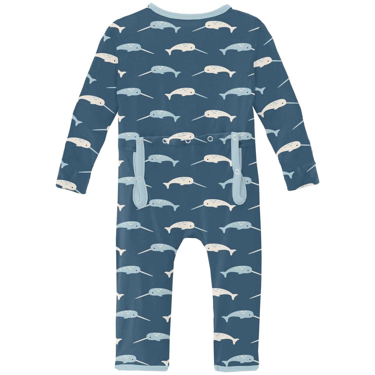 Kickee - Kids' Print Coverall with 2 Way Zipper