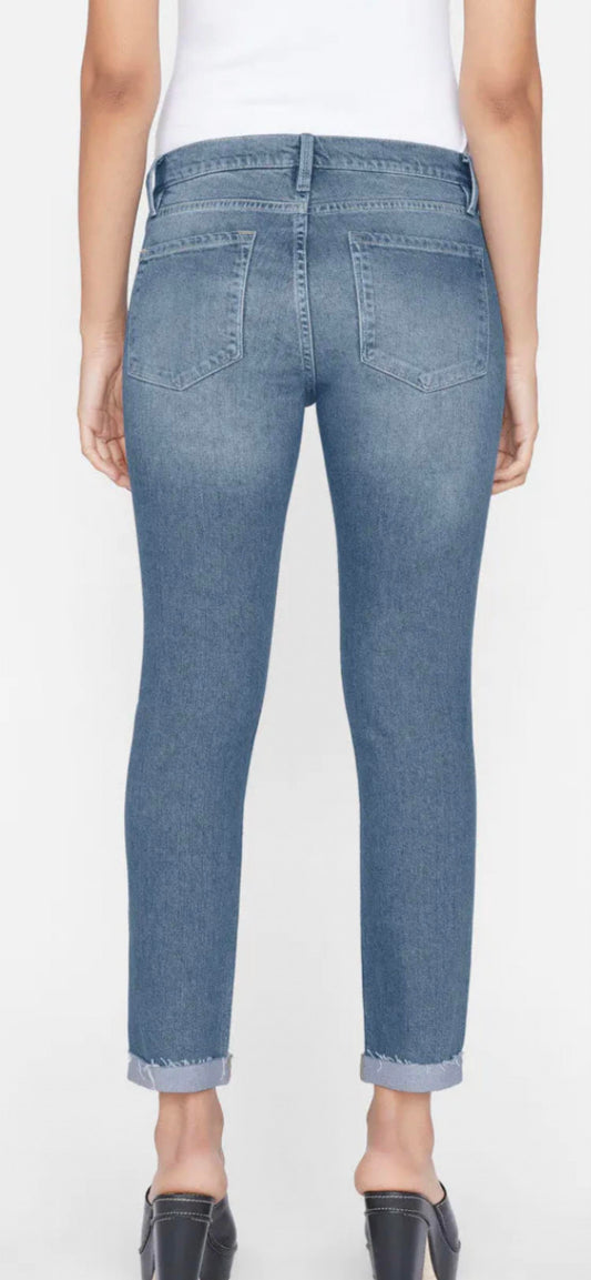 Frame - Le Garcon Rolled Raw After Jeans