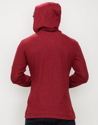 Zexi - Thermal Hooded Henley Top