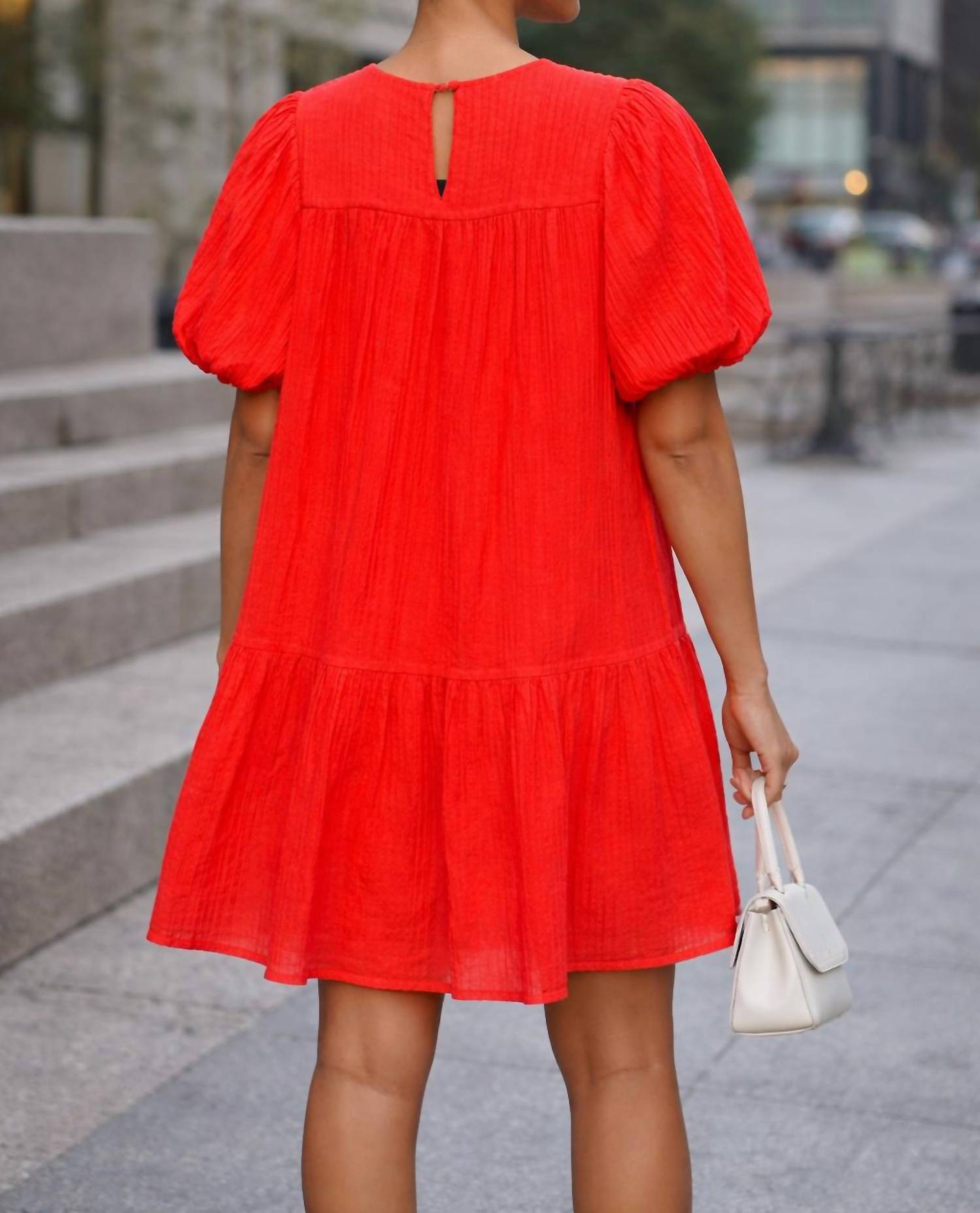 Joy Joy - Puff sleeve dress