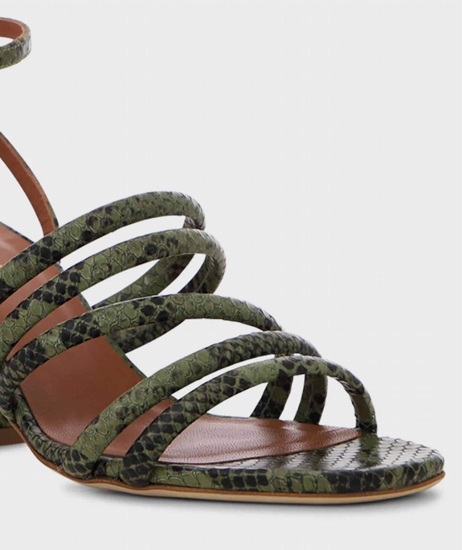 Paris Texas Women's Carla Sandals in cactus - women's sandal - detail view