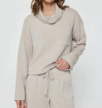 Current Air - Cowl Neck Pullover Sweatshirt