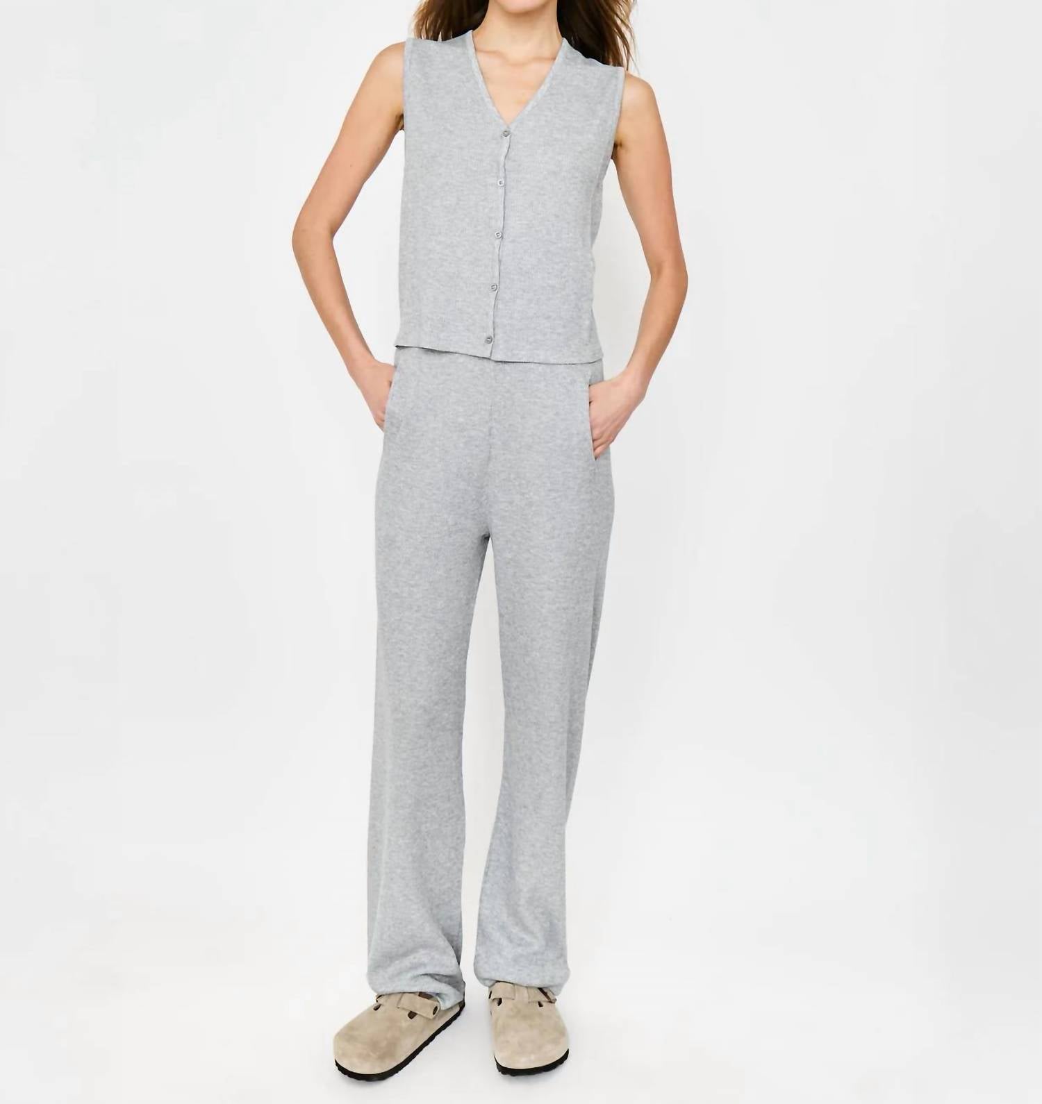 Kule - Vika Ribbed Knit Sleeveless Vest