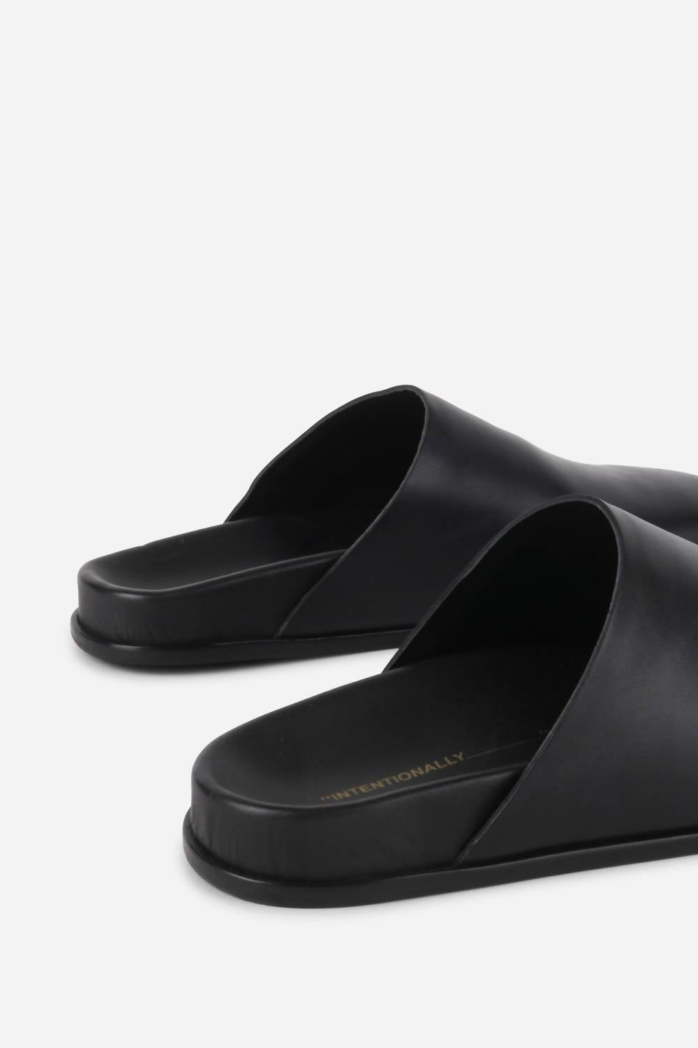 Intentionally Blank - Women Agatha Leather Slip On Mules