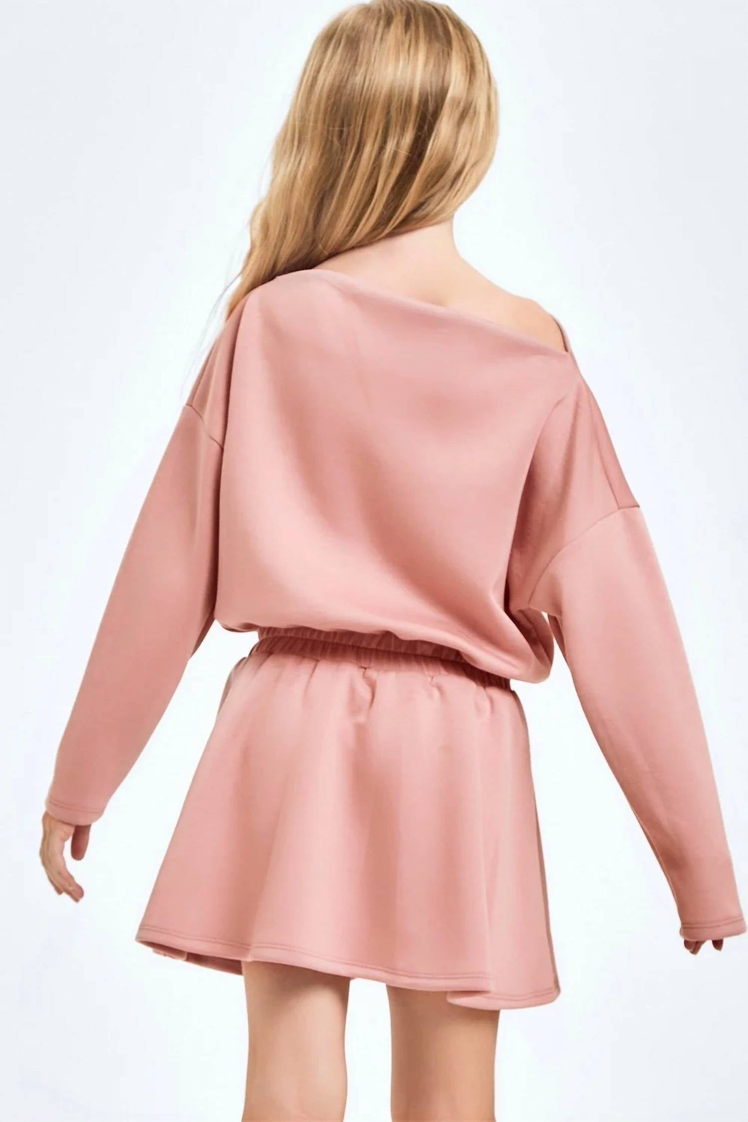 Good Girl - Boat Neck Knit Dress