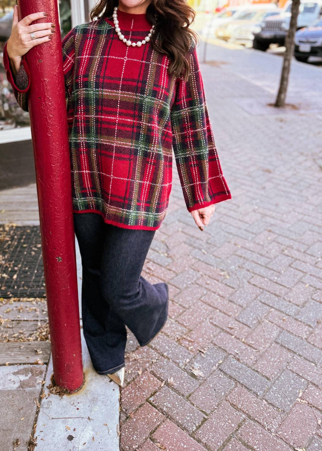Entro - Adelina Plaid Sweater