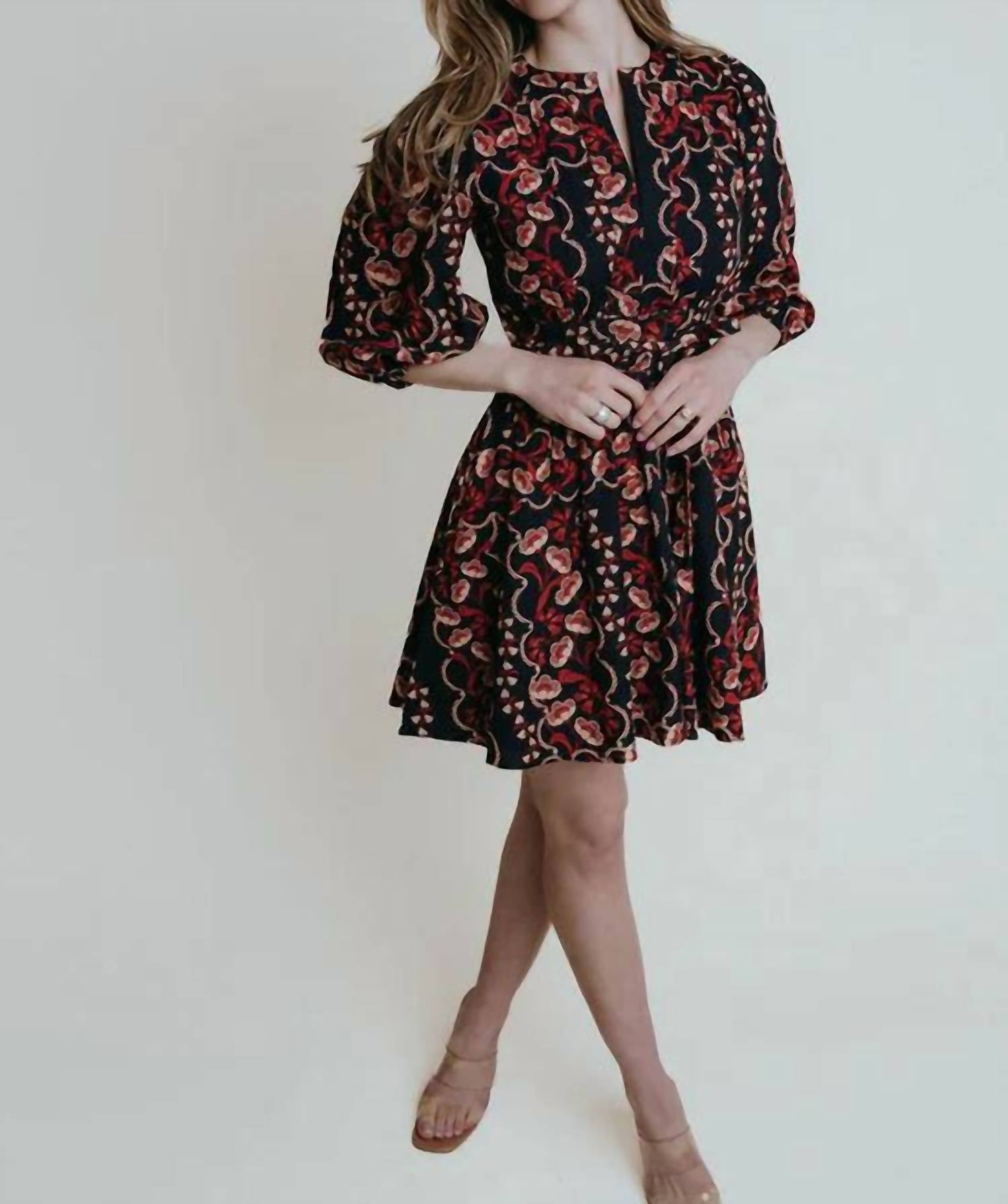 LAROQUE Ian Dress in orchard - women's dress