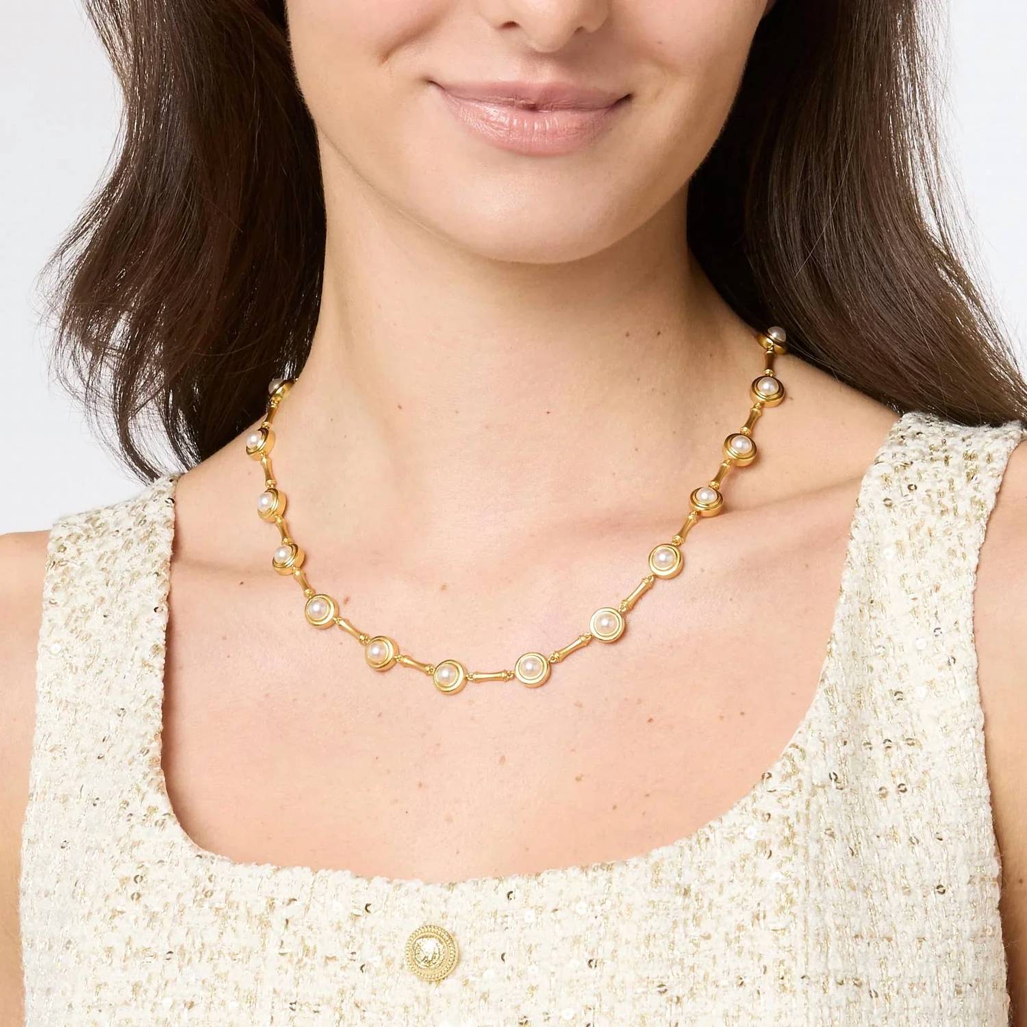 Julie Vos - Bamboo Pearl Necklace