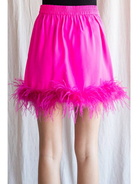 Jodifl - Feather Mini Skirt