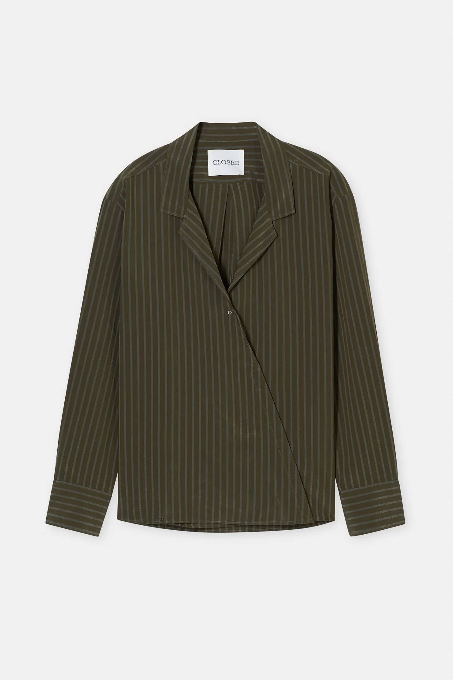 Closed - asymmetric evening shirt