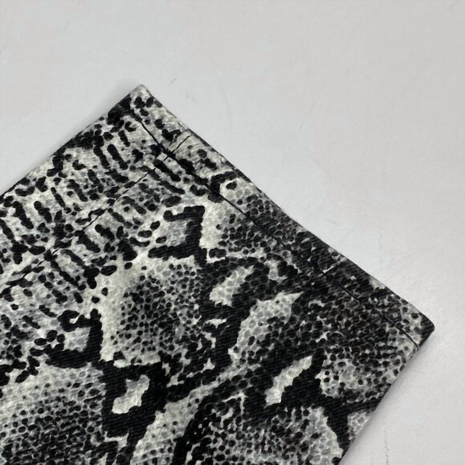 alice + olivia Women’s Snakeskin Skinny Jeans in black white - women's jeans - alternate view