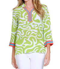 Multiples - Cuffed Dolman Collared Top