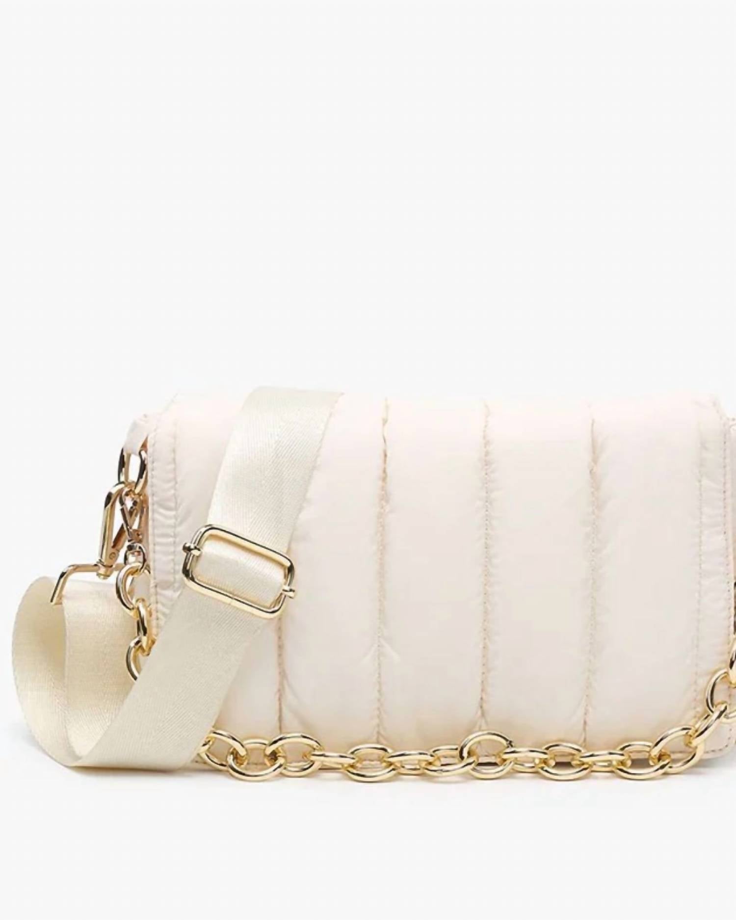 Jen & Co. - Women's Lala Quilted Chain Crossbody Purse