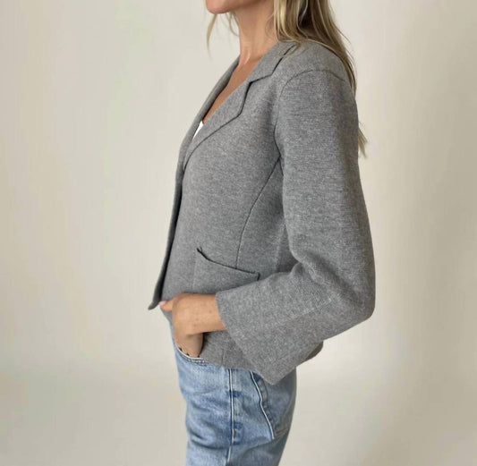 Six/Fifty - Louisa Knit Quarter Sleeve Blazer
