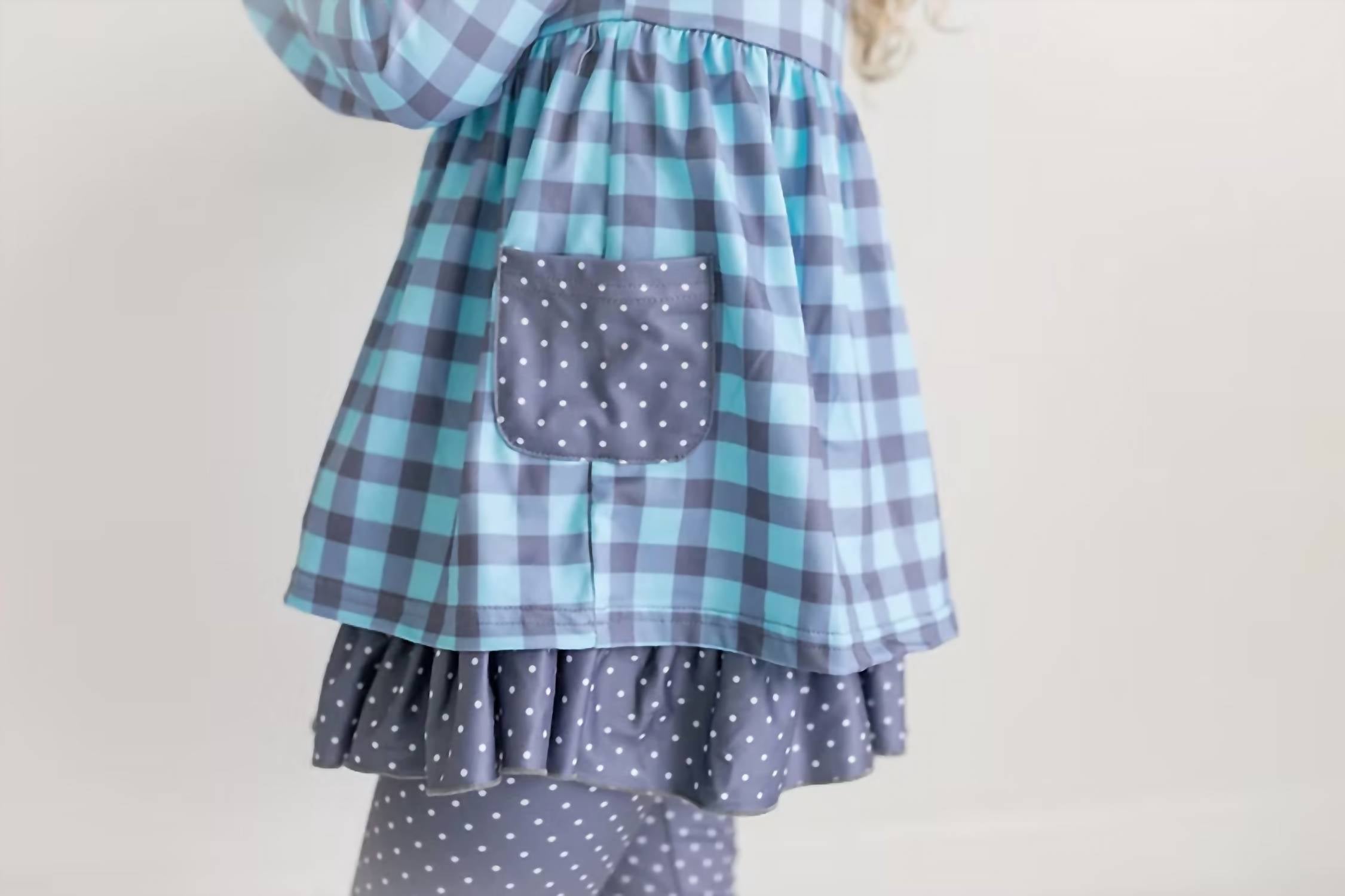 Adorable Sweetness - Girls Check Set