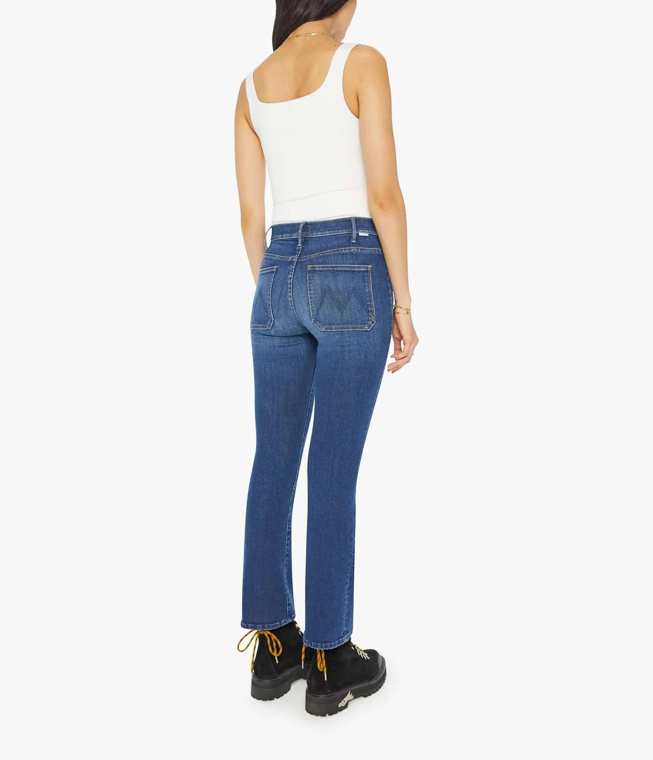 Mother - Patch Pocket Insider Flood Jean