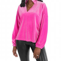 Emily Mccarthy - Long Sleeve Poppy Pop-over Top