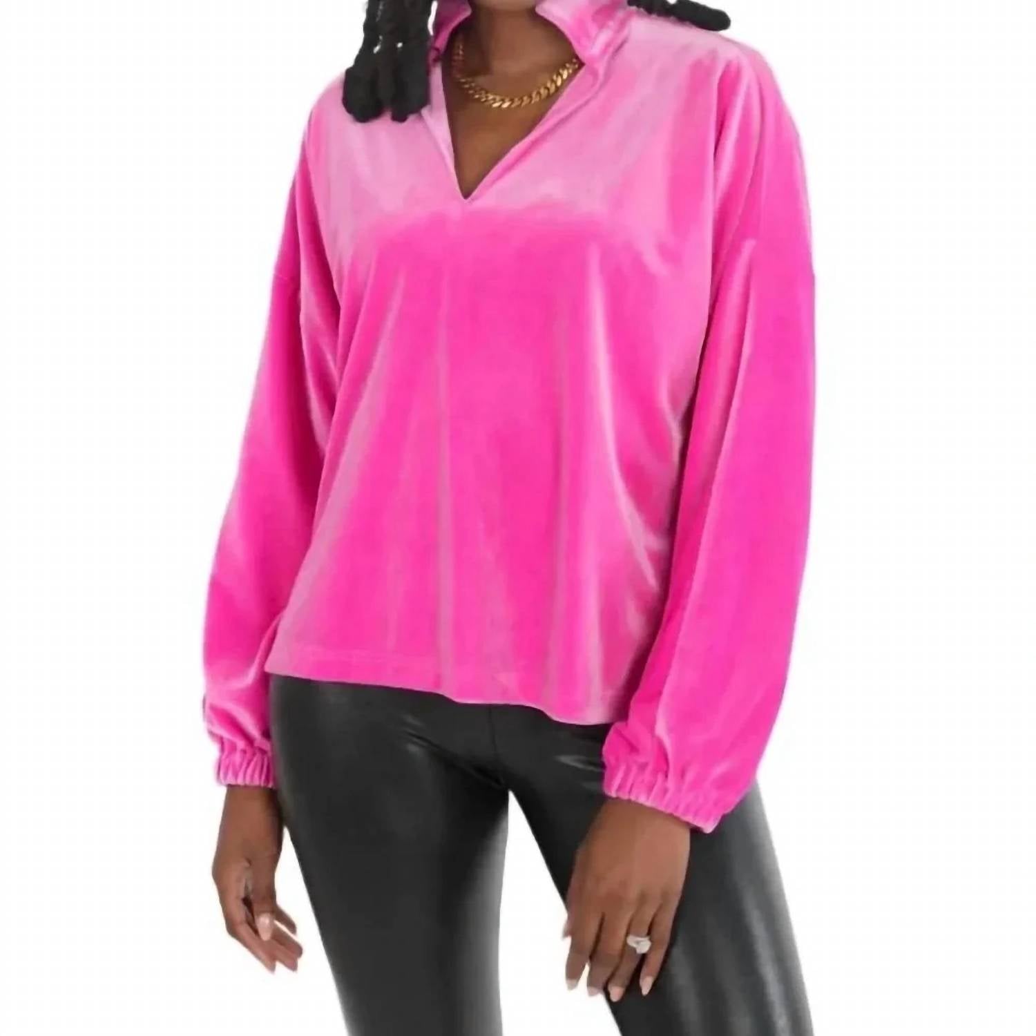 Emily Mccarthy - Long Sleeve Poppy Pop-over Top