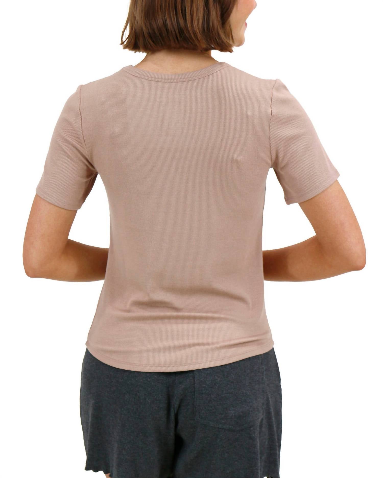 Grace And Lace - Essential Ribbed Short Sleeve Tee