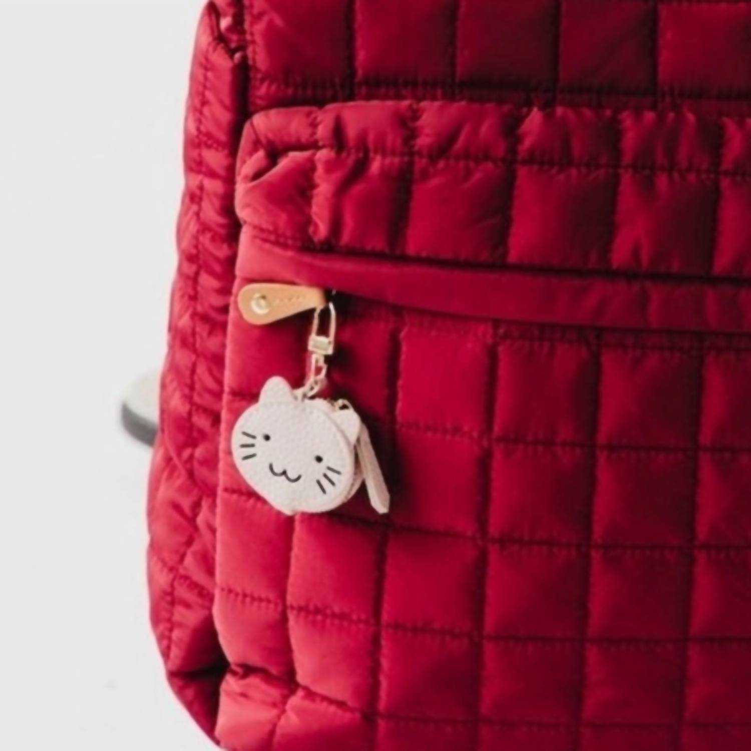 Pretty Simple Cat Bag Charm in pink - women's item - detail view