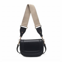Moda Luxe - Women's Poshette Crossbody Saddle Bag
