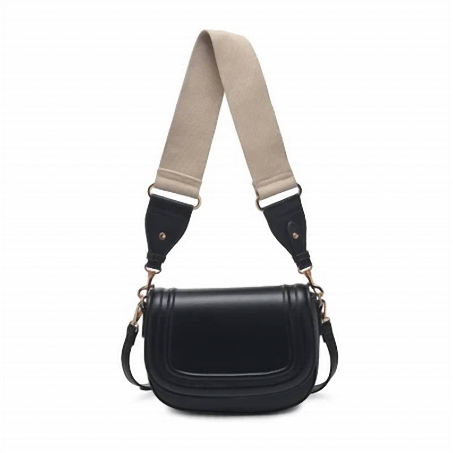 Moda Luxe - Women's Poshette Crossbody Saddle Bag