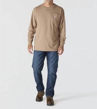 Carhartt - Men's Pocket Deer Graphic Long Sleeve T-shirt