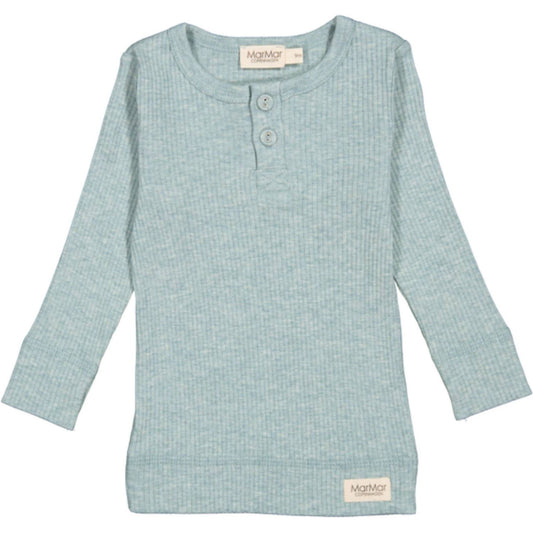 Marmar Copenhagen - Kid's Henley Modal Melange Tee