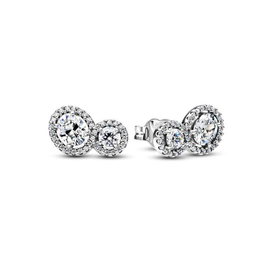 Pandora - Women's Embracing Halo Stud Earrings