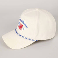 Fashion City - Unisex Land Of Freedom Flag Embroidered Trucker Hat