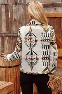 Fashionworks - Fall Western Aztec Zip Up Jacket