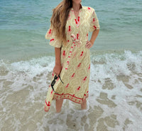 Islapayal - Cape Midi Dress