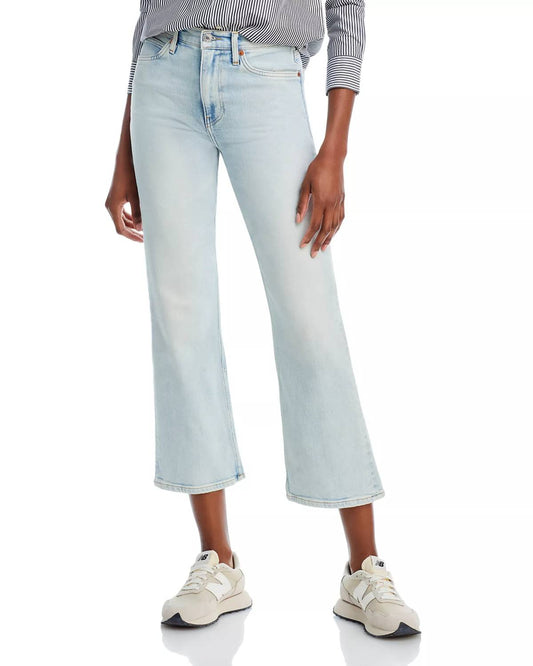 Re/Done - 70s High Rise Crop Bootcut Jeans