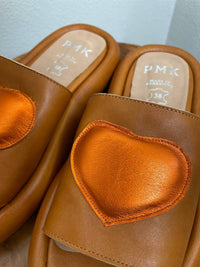 Pmk Shoes - Women's Heart Platform Slides
