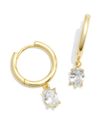 Kendra Scott - Women's Cailin Single Stone Huggie Earrings