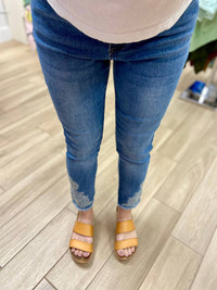 Gg Jeans - Embroidered Crop Jeans
