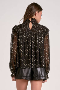 Elan - Geo Print Mock Top