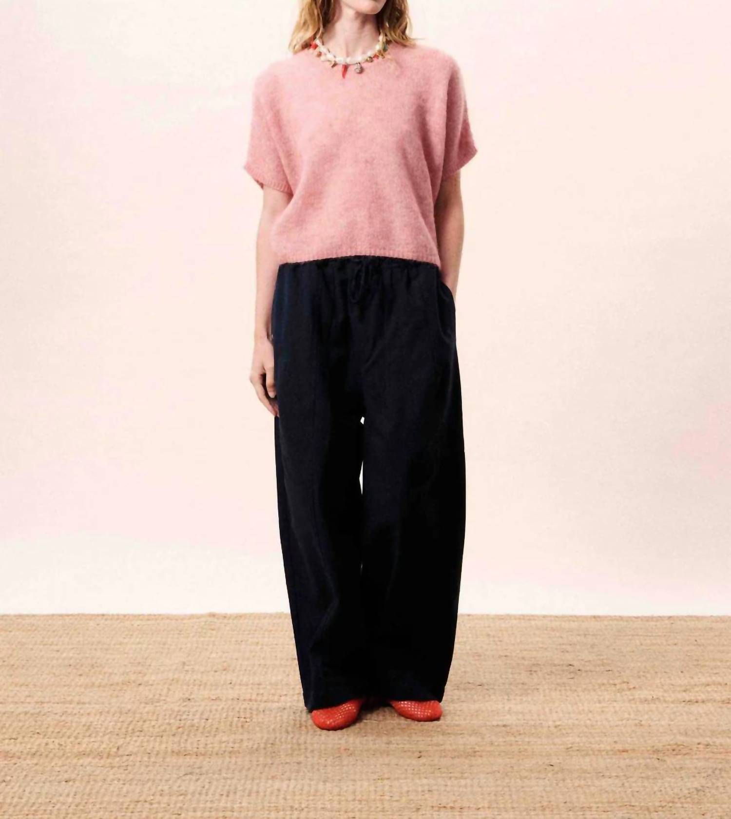 Frnch - Gocta Short Sleeve Pullover Sweater