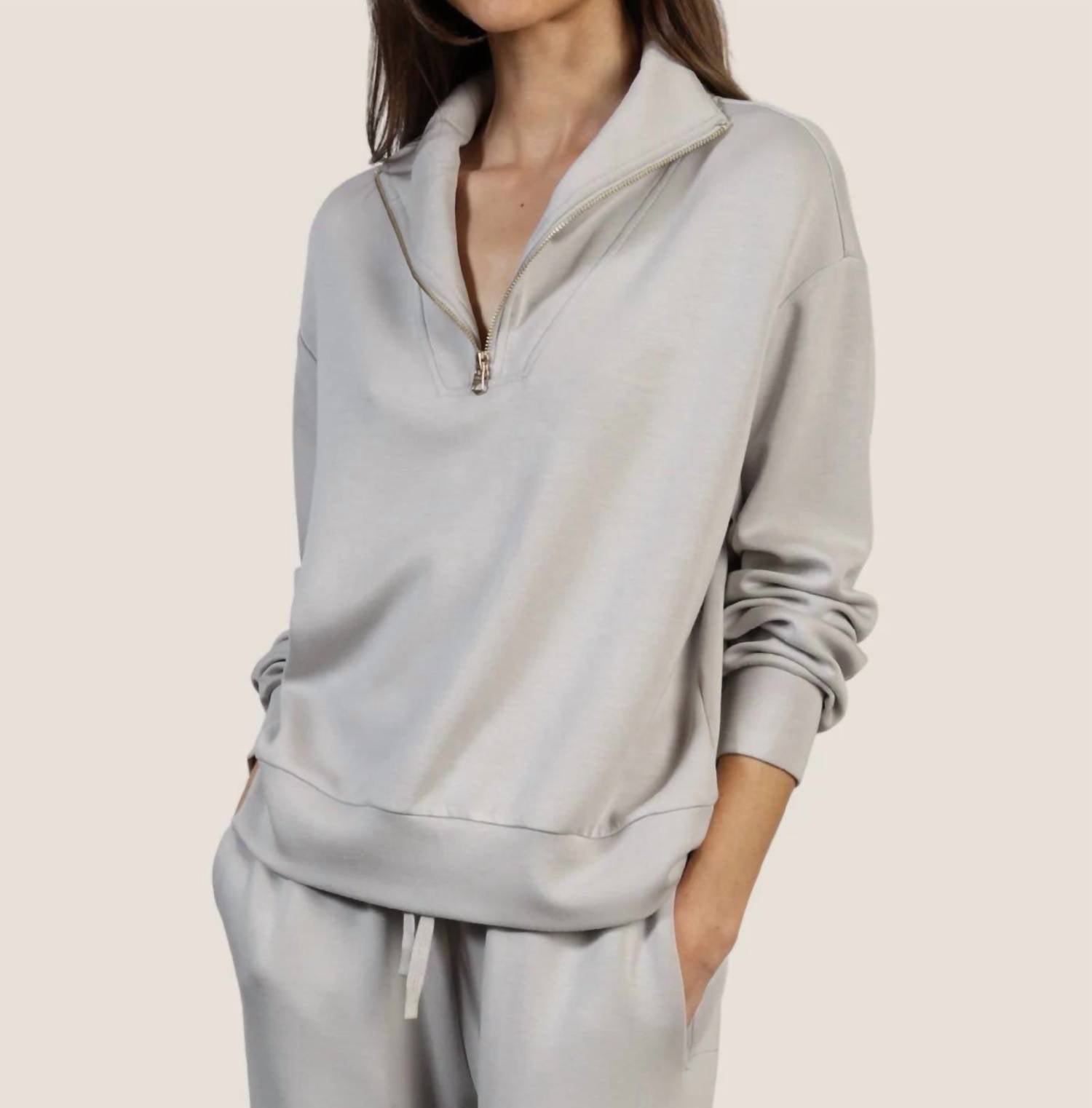 Dylan - Weekend Half Zip Top