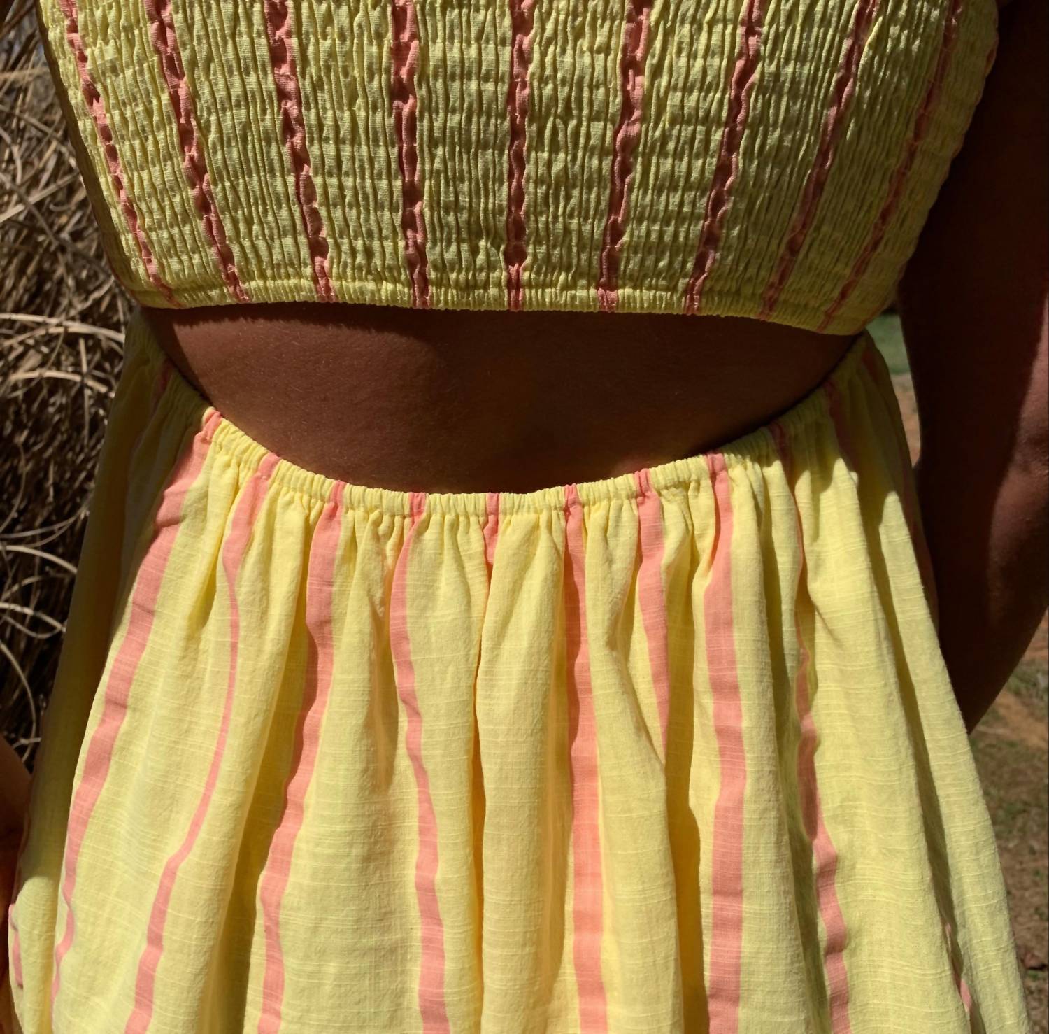 By Together - Striped Lemonade Mini Dress