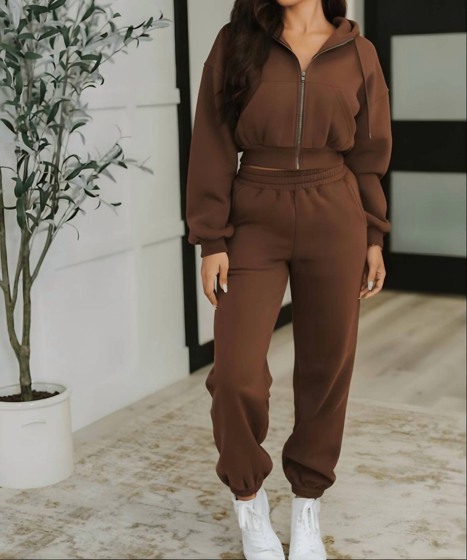 Kimberly C - Southwest Fleece Zip Up Hoodie