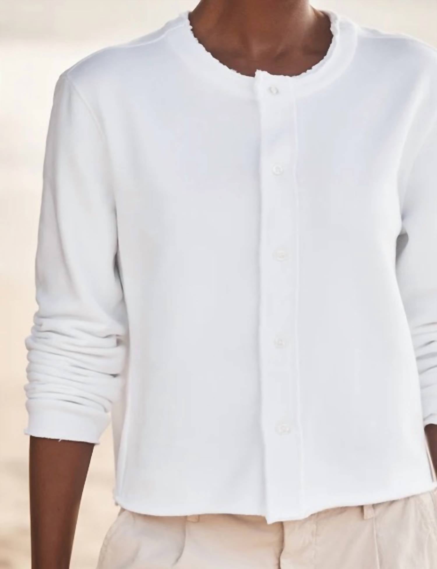 Frank & Eileen - Jackie Sweatshirt Cardigan