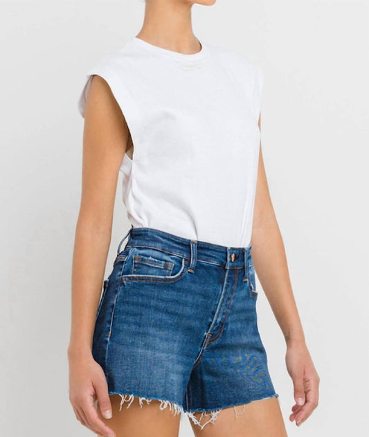 Vervet By Flying Monkey - Becca Denim Shorts